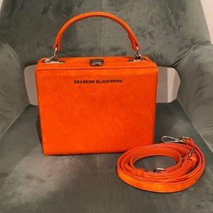Brandon Blackwood Med Mini Trunk Bag in Orange